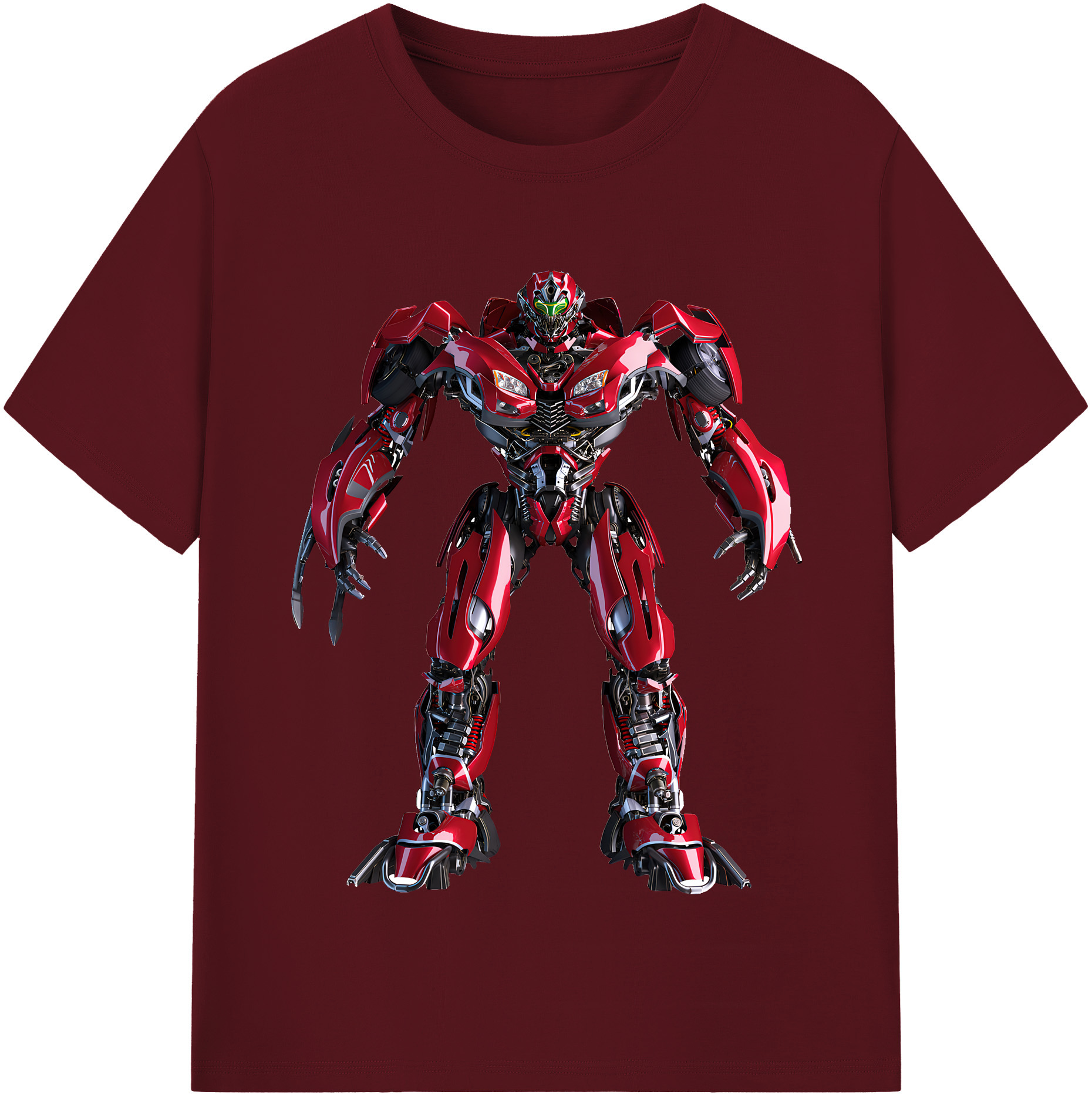 （画像用） Transformers トランスフォーマー 綿100％半袖Tシャツ（フロントプリント）